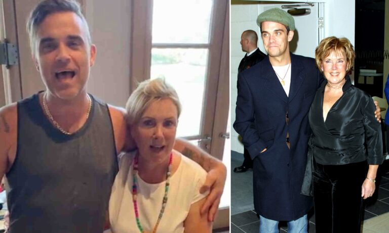 Robbie Williams gives devastating update on his mum’s health