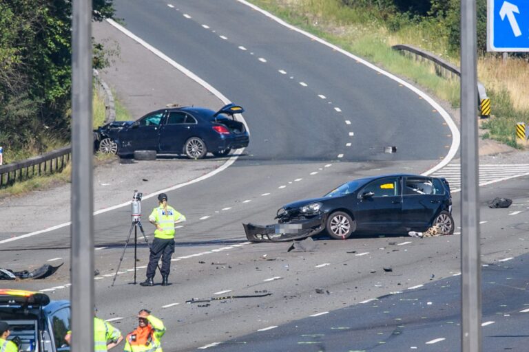 Man, 27, dies after hit-and-run motorway crash