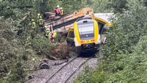 ‘Several feared dead’ after passenger train derails in German forest